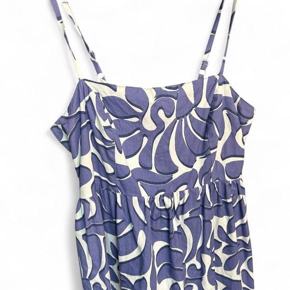 Jessica Simpson Boho Periwinkle Purple Maxi Dress Adjustable Straps Size Small - Picture 3 of 8